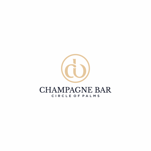 Luxury and modern Champagne Bar logo Design by ikasenyati