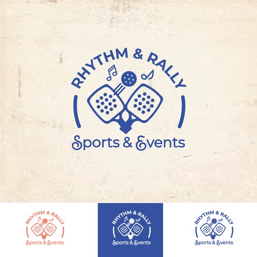 Music Meets Pickleball! Cool, musical logo for sports facility Design by M.I.Thomson