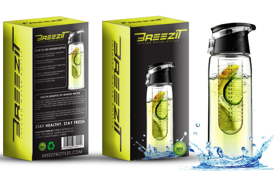 Create a modern premium box packaging design for infuser Create a modern premium box packaging design for infuser