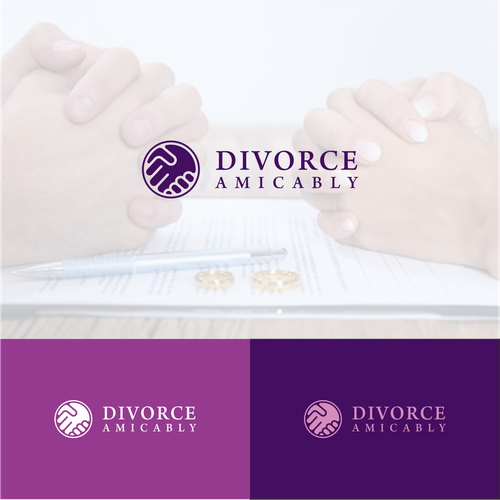 Logo for a new, healthy way for reasonable people to divorce Design by kunz