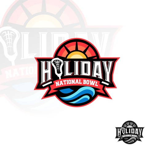 Holiday Bowl Logo Design by lrasyid88