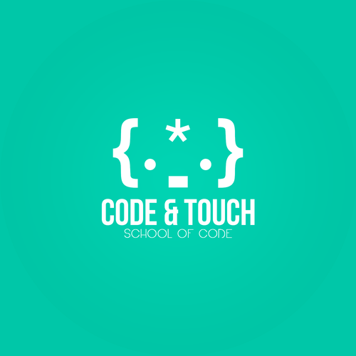 Crear logo con un personaje tipo dibujos animados(opcional)   relacionado con la programación de código Design by LuisPaico