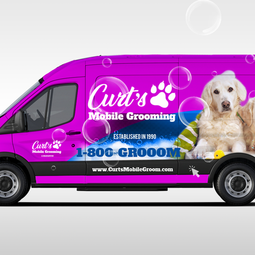 Designs | Mobile Grooming Truck Design | Car, truck or van wrap contest