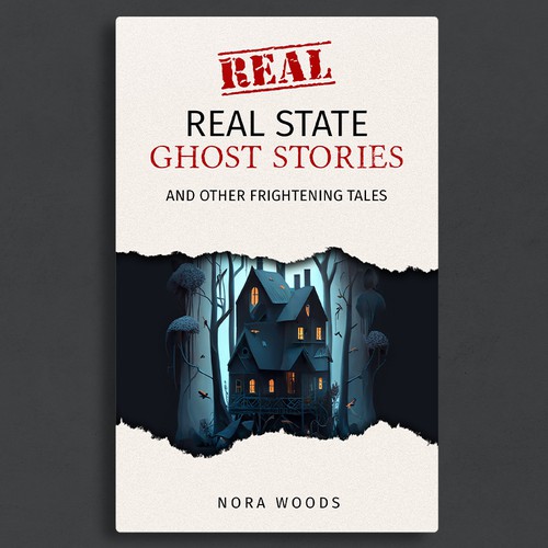 Design a "new take" on REAL haunted house/ghost stories! Design by Adriano - Covers