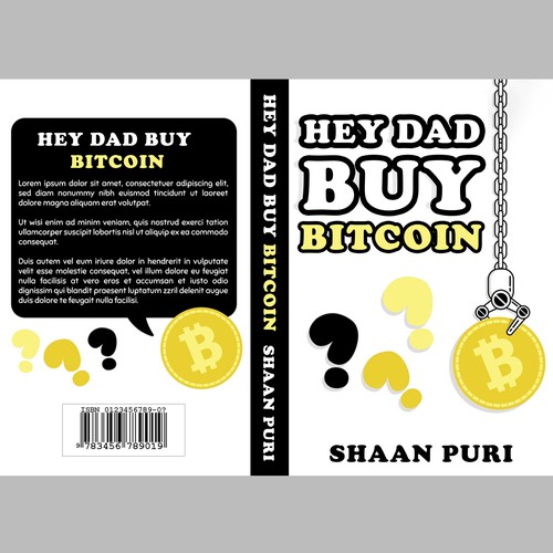 Bitcoin Book Cover Contest! Design by Sann Hernane