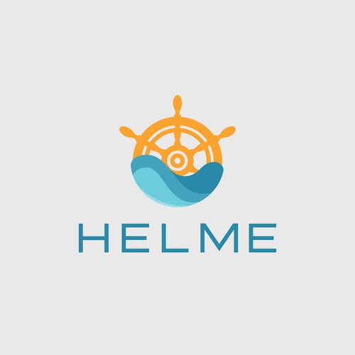 Sail into prize money with a modern, web-friendly logo for Helme. Design by Daniel Mackey Art