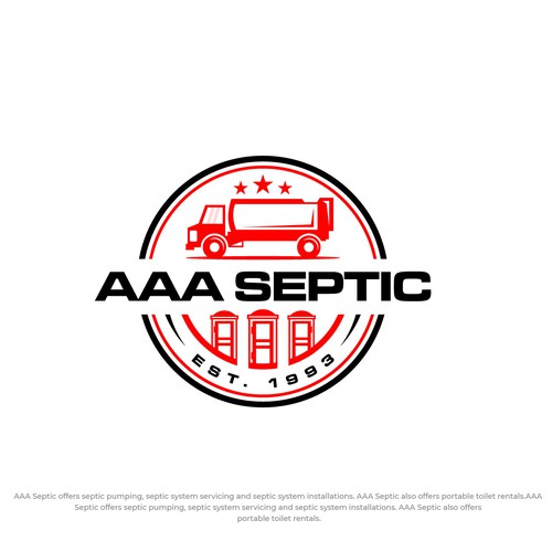 Portable Toilets! Need a logo that is easily identifiable to potential customers as they drive by. Design by StudioJack