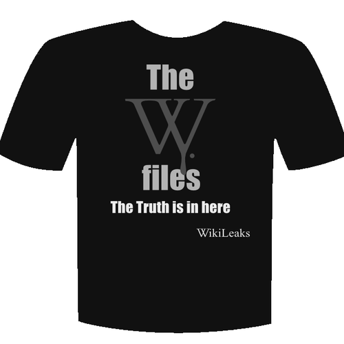 New t-shirt design(s) wanted for WikiLeaks Ontwerp door Arcad