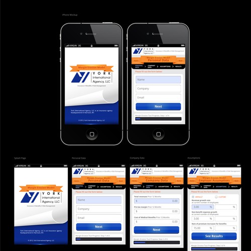 Help York International Agency, LLC with a new mobile app design Design von Sagenlicht