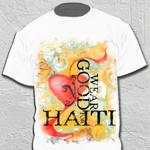 Wear Good for Haiti Tshirt Contest: 4x $300 & Yudu Screenprinter Design por Deb.Voigt