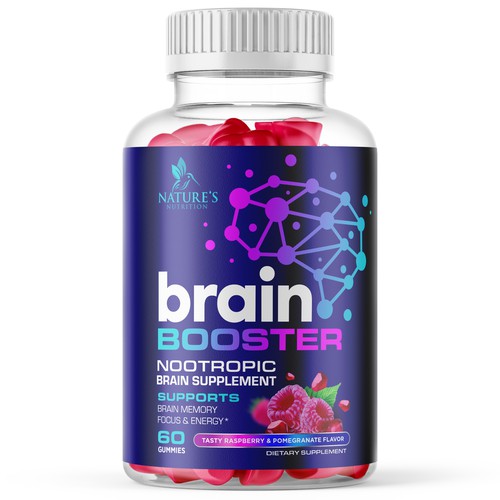 Brain Booster Supplement Design Needed for Nature's Nutrition Design by gs-designs