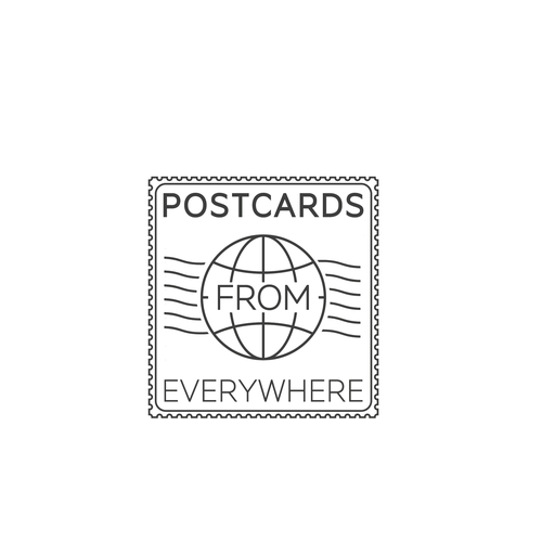 Postcards from Everywhere Logo Design by Branka lvdl
