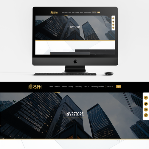 Design a Lux Property Management Website that WOWs Investors! Design by Toud 7