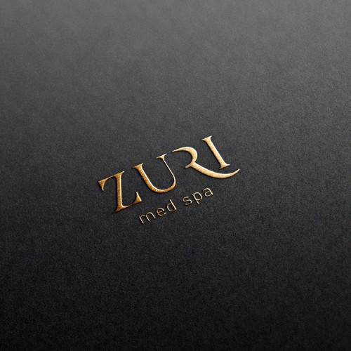 Zuri Med Spa Logo Diseño de Julie Estelle