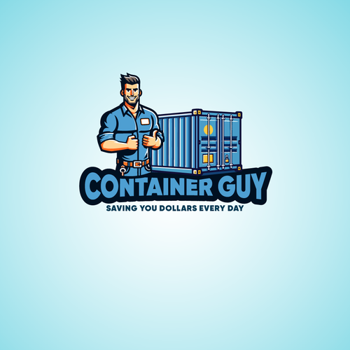 Container Guy - logo for new Australian ecommerce brand Design by Graphix Surfer