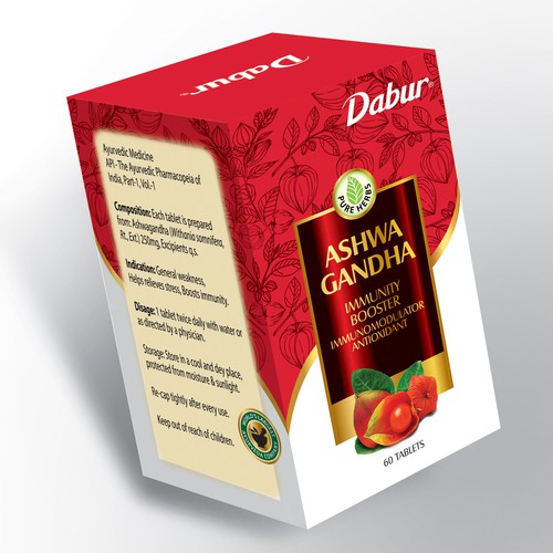 Premiumising Dabur's Pure Herbs range Design by Debdutta*
