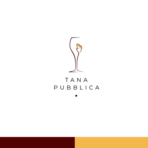 "Enoteca minimal nella forma, naif e ricercata allo stesso tempo" winning Logo design