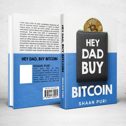 Bitcoin Book Cover Contest! Design by Shark Azer