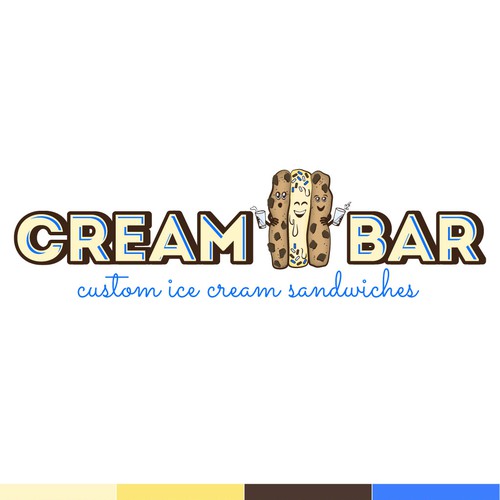 Cream Bar needs hip and playful LOGO for new Chicago custom ice cream ...