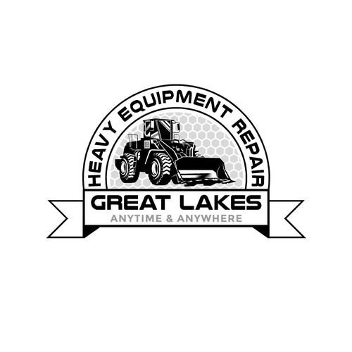Creative design for heavy equipment repair in the state of Michigan Design by WLD83