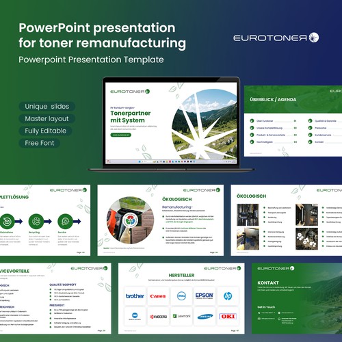 PowerPoint template contest entry by Sufiyora Designs