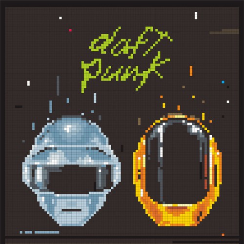 99designs community contest: create a Daft Punk concert poster-ontwerp door Kham & Fred