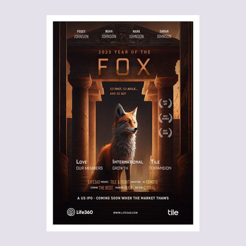 Design di Life360 2023 Year of the Fox Poster di ashous™