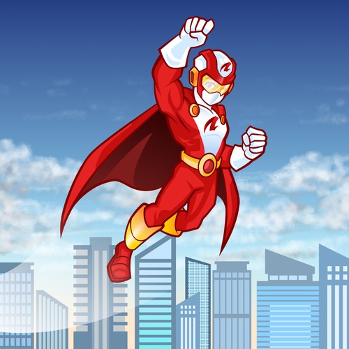 Design an Awesome Superhero Mascot for Insurance Firm Design by Monjirou