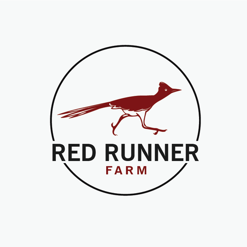 Create a roadrunner logo for Red Runner Farm Design by Parbati
