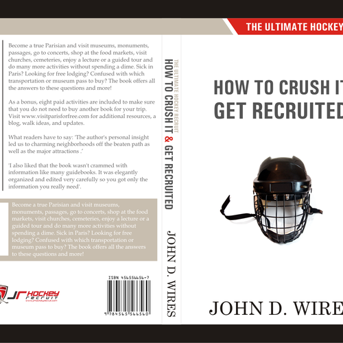 Book Cover for "The Ultimate Hockey Recruit" Ontwerp door ZaraBatool