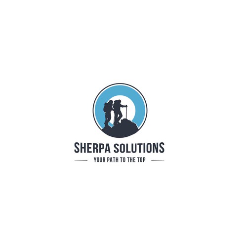 Create a powerful logo for Sherpa Solutions that will make people want to climb the career ladder Design by flis industry