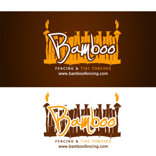 Logo for Bamboo Fencing.com Design by mes