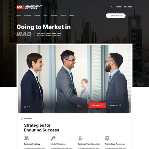 Designs | MP Website Redesign | Web page design contest