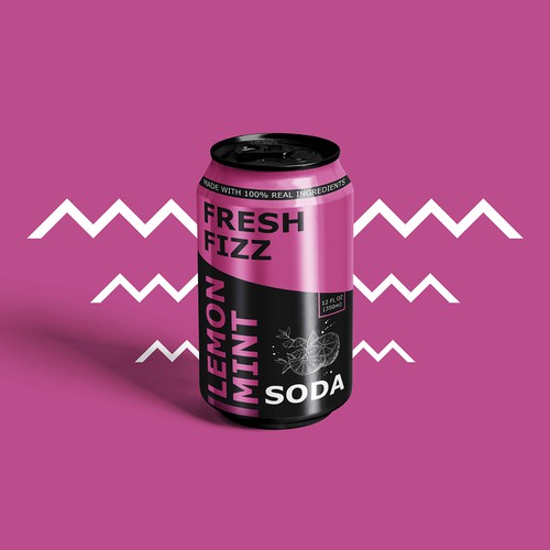 Jabir DalさんのFresh Fizz Soda Labelデザイン