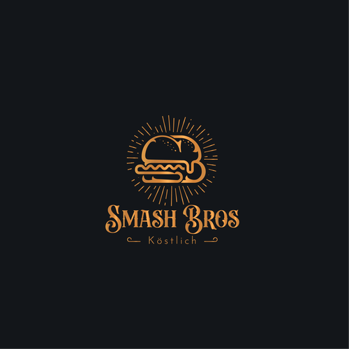 Wir möchten ein Logo mit Wiedererkennungswert für unser Burgerrestaurant Smash Bros Design by Artdityax