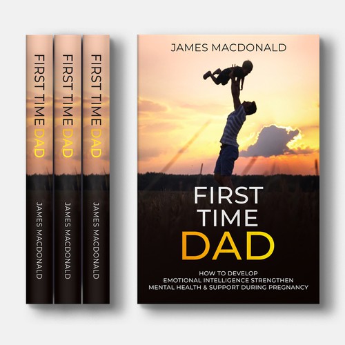 Book cover art appealing to First Time Dad & Expectant Mums Design by Trivuj