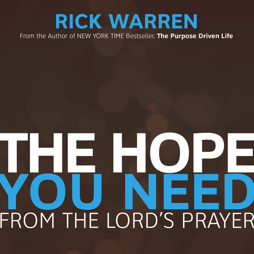Design Rick Warren's New Book Cover Réalisé par spdvintage