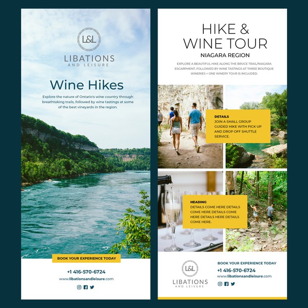 Design by Harrison Razzaq titled "Travel Flyer Design"