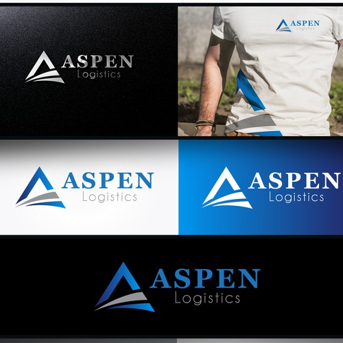 Create an iconic logo for Aspen Logistics, the industry leader in refrigerated transport solutions. Design by ZR@ ✔