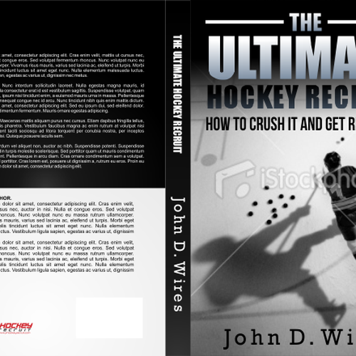 Book Cover for "The Ultimate Hockey Recruit" Diseño de BDTK