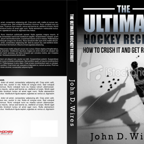 Book Cover for "The Ultimate Hockey Recruit" Design por BDTK