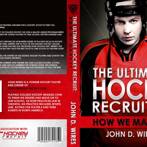 Book Cover for "The Ultimate Hockey Recruit" Réalisé par Dany Nguyen