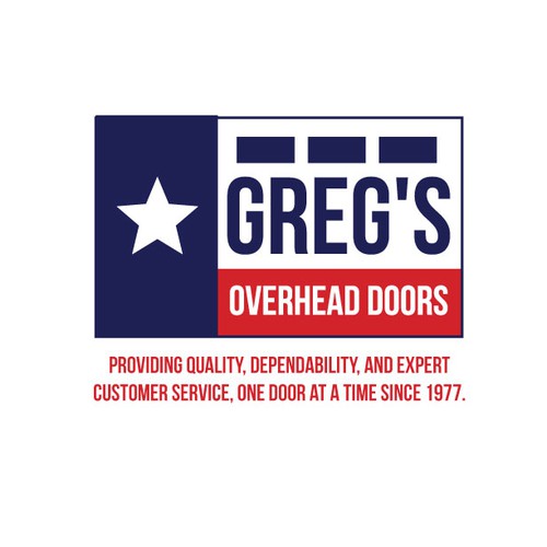 Help Greg's Overhead Doors with a new logo Réalisé par gimasra