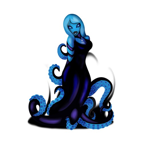 Design Mischievous Octopus Character for hottest card game 2019! Design by RoseHutch Studio