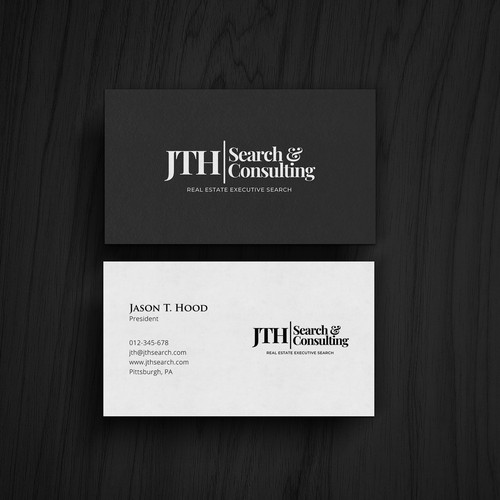 Business Card Design for Executive Search Firm Design by kaylee CK