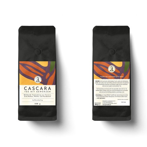 Cascara tea label Design réalisé par MKaufhold