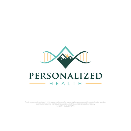 Simple, abstract logo that conveys luxury health experience Design by augustinArt