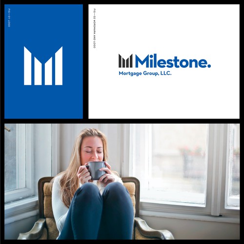 Milestone Mortgage Logo Design by Micheal Hanly