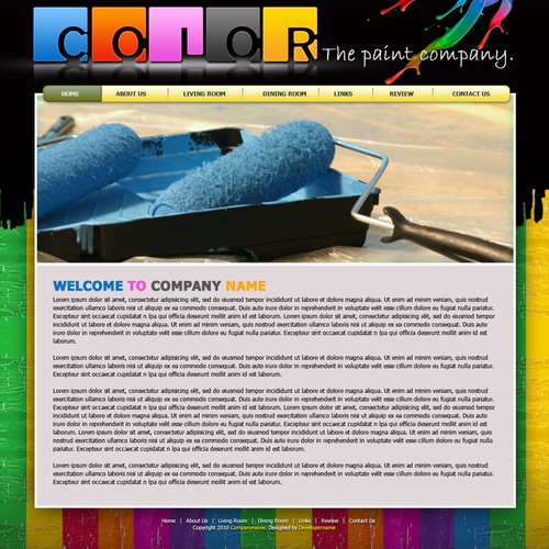 1-3 Page Website Template Design von Tugabang