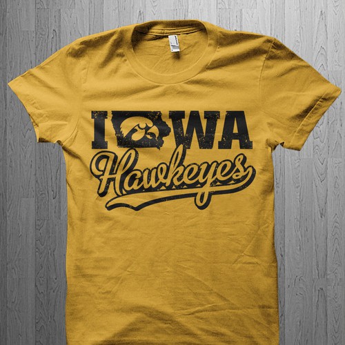 Create an iowa hawkeye tshirt T shirt contest 99designs